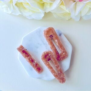 ACRYLIC HAIR BARRETTE CLIP for Women’s and Girls. NWOT